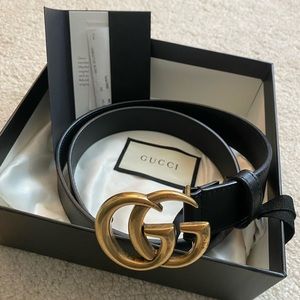 Gucci Marmont Black Belt